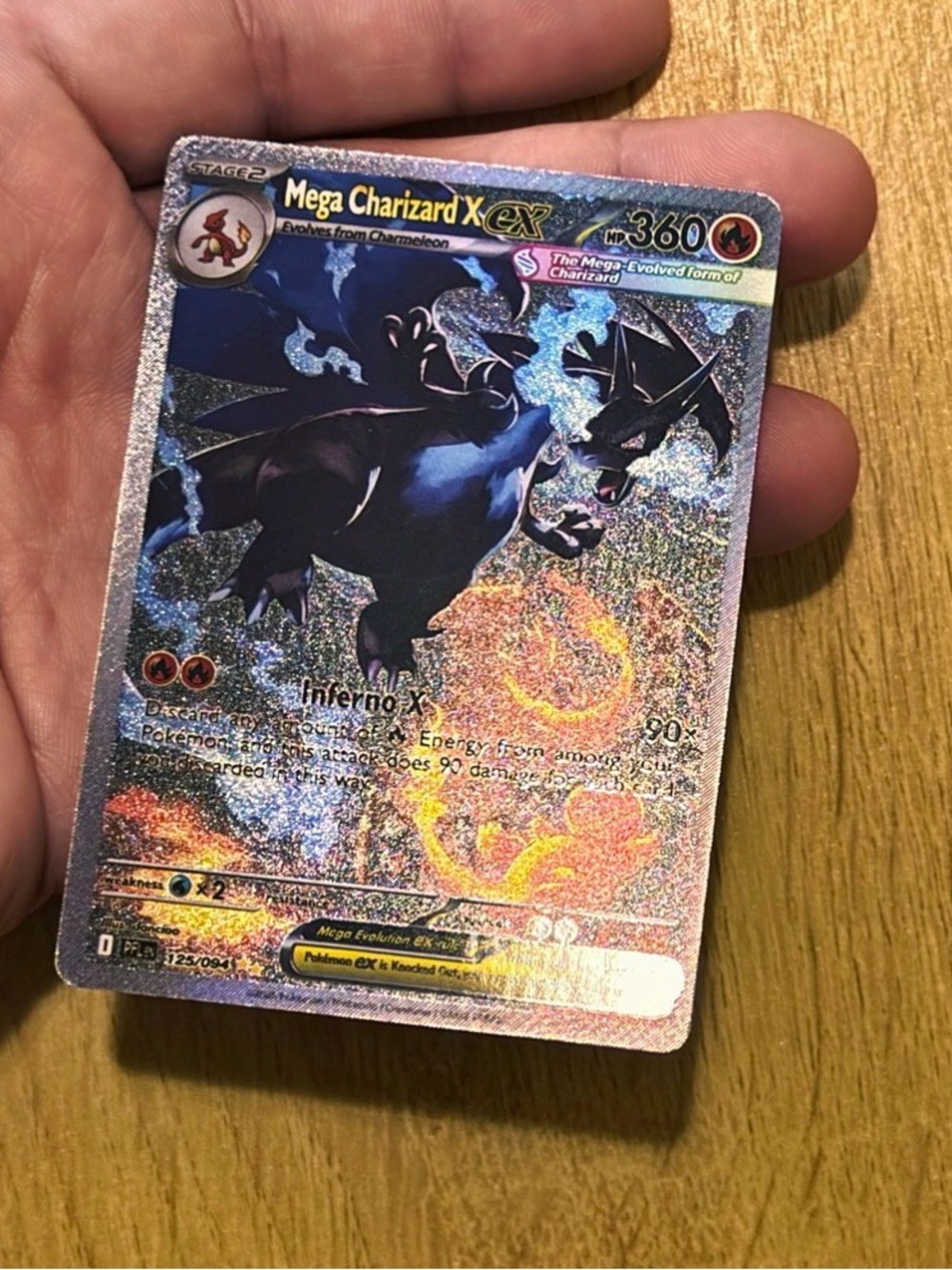 Mega Charizard X EX phantasmal flames customized - Picture 3 of 4